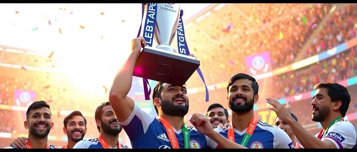 FIFA Manager Titan - ISL Trophy Celebration FIFA Manager Titan Indian Super League trophy celebration