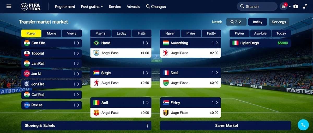 FIFA Manager Titan - Indian Transfer Market FIFA Manager Titan Indian transfer market showing player negotiations