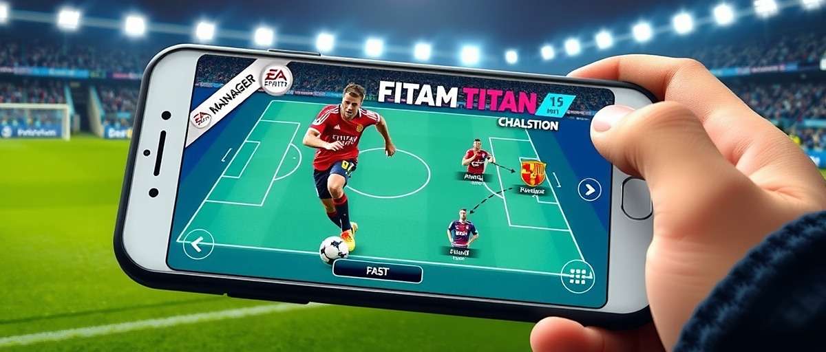 FIFA Manager Titan - Mobile Gameplay on Indian Smartphone FIFA Manager Titan mobile version running on an Indian smartphone